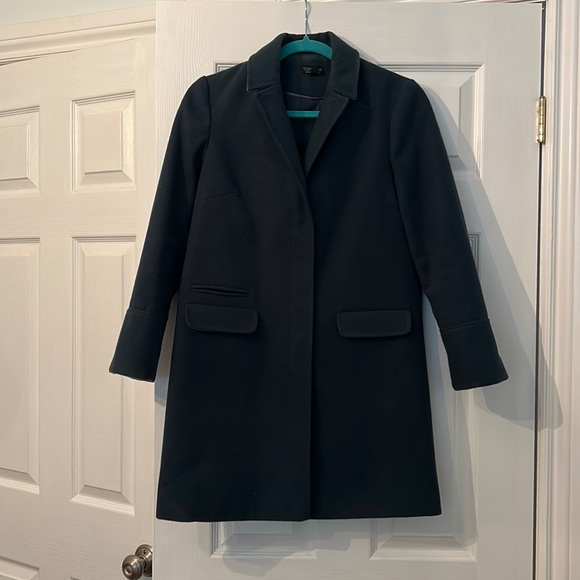 Topshop Green Peacoat - Picture 5 of 9